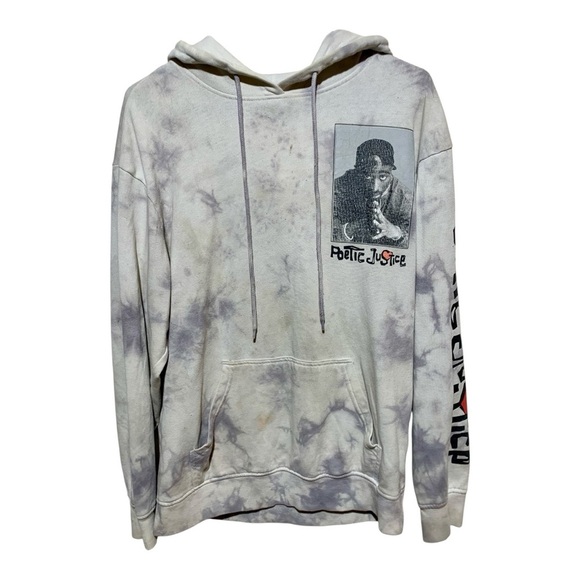 Poetic Justice (Tupac) Hoodie Size Medium - Picture 2 of 4